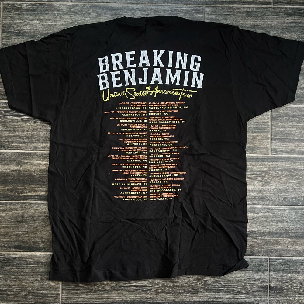 Breaking Benjamin Tour T-Shirt - Picture 2 of 4